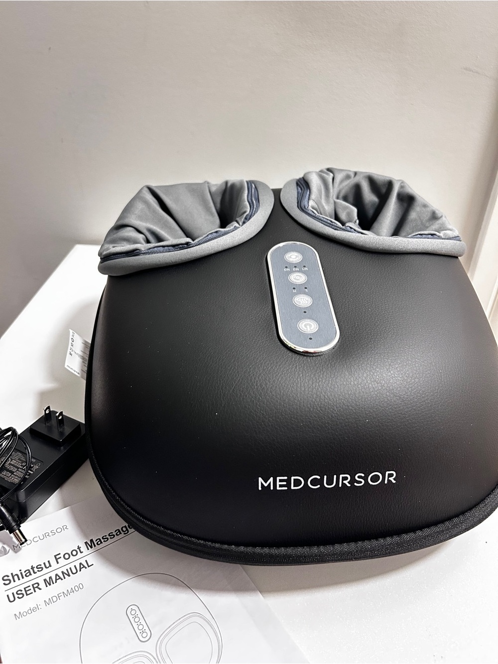 Foot Massager with Shiatsu Rollers